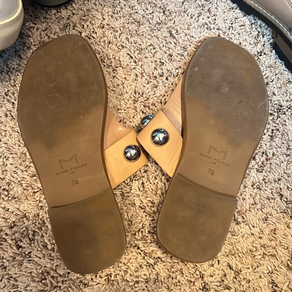 Marc Fisher Studded Sandal - Tan - Picture 2 of 2